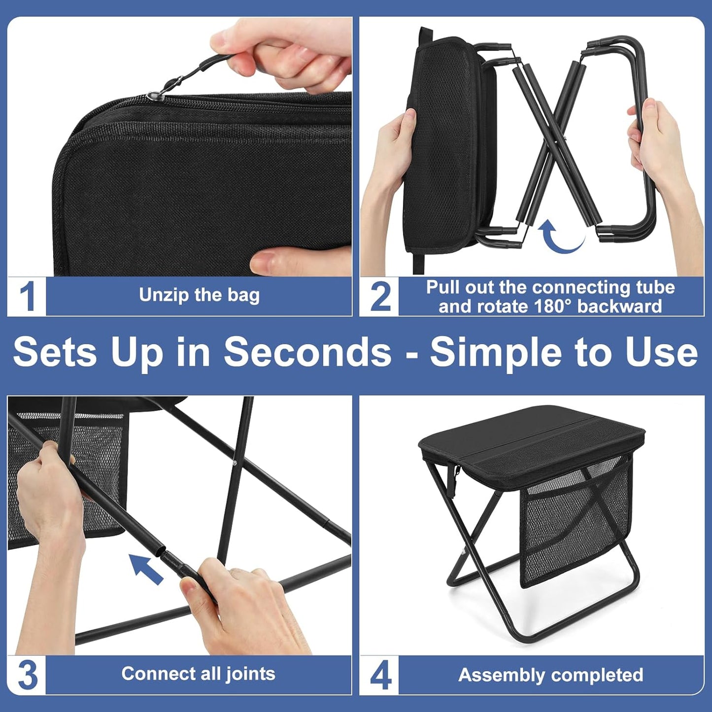 🔥Limited Time 49% Off✨Portable Folding Camping Stool