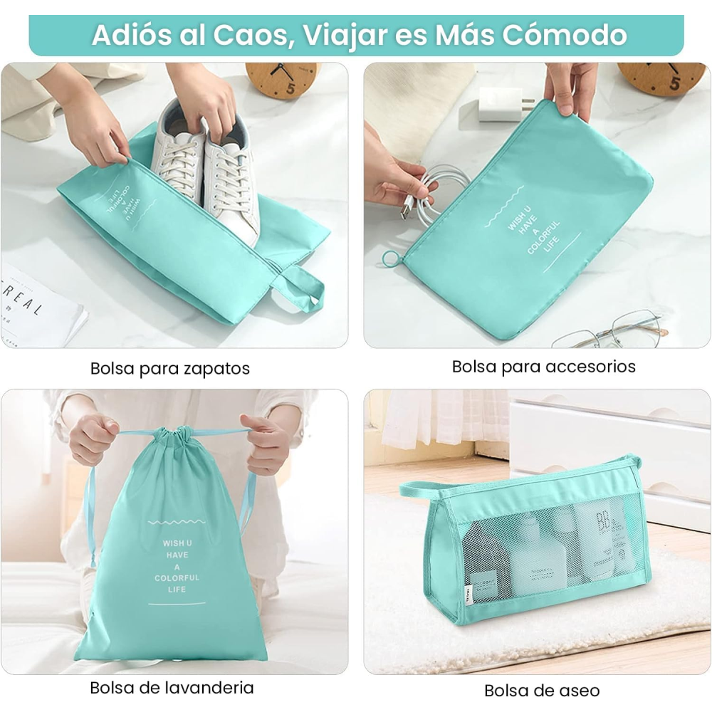 ORGANIZADOR DE ROPA PARA EQUIPAJE 11pcs Set