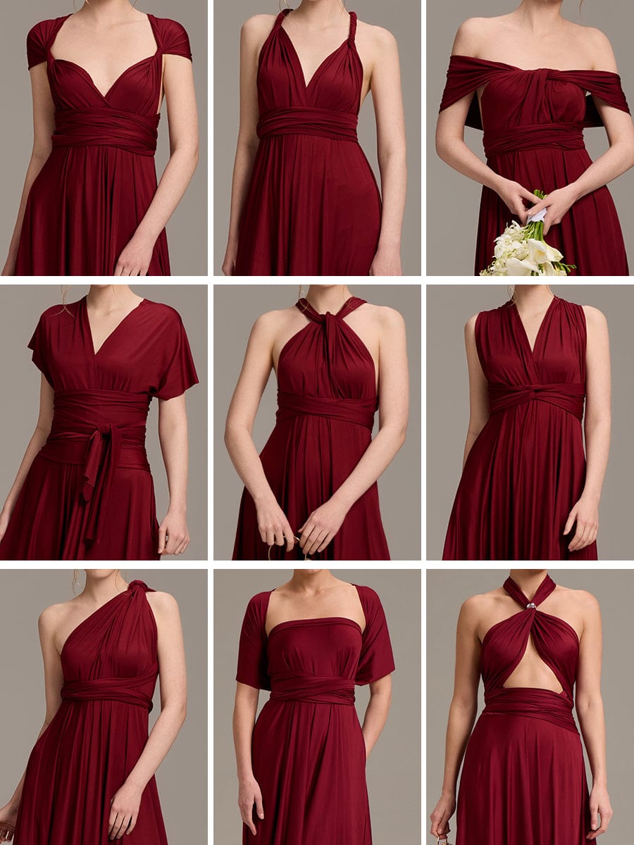 STYLES|High-Stretch Soft Versatile Convertible Bridesmaid Dress