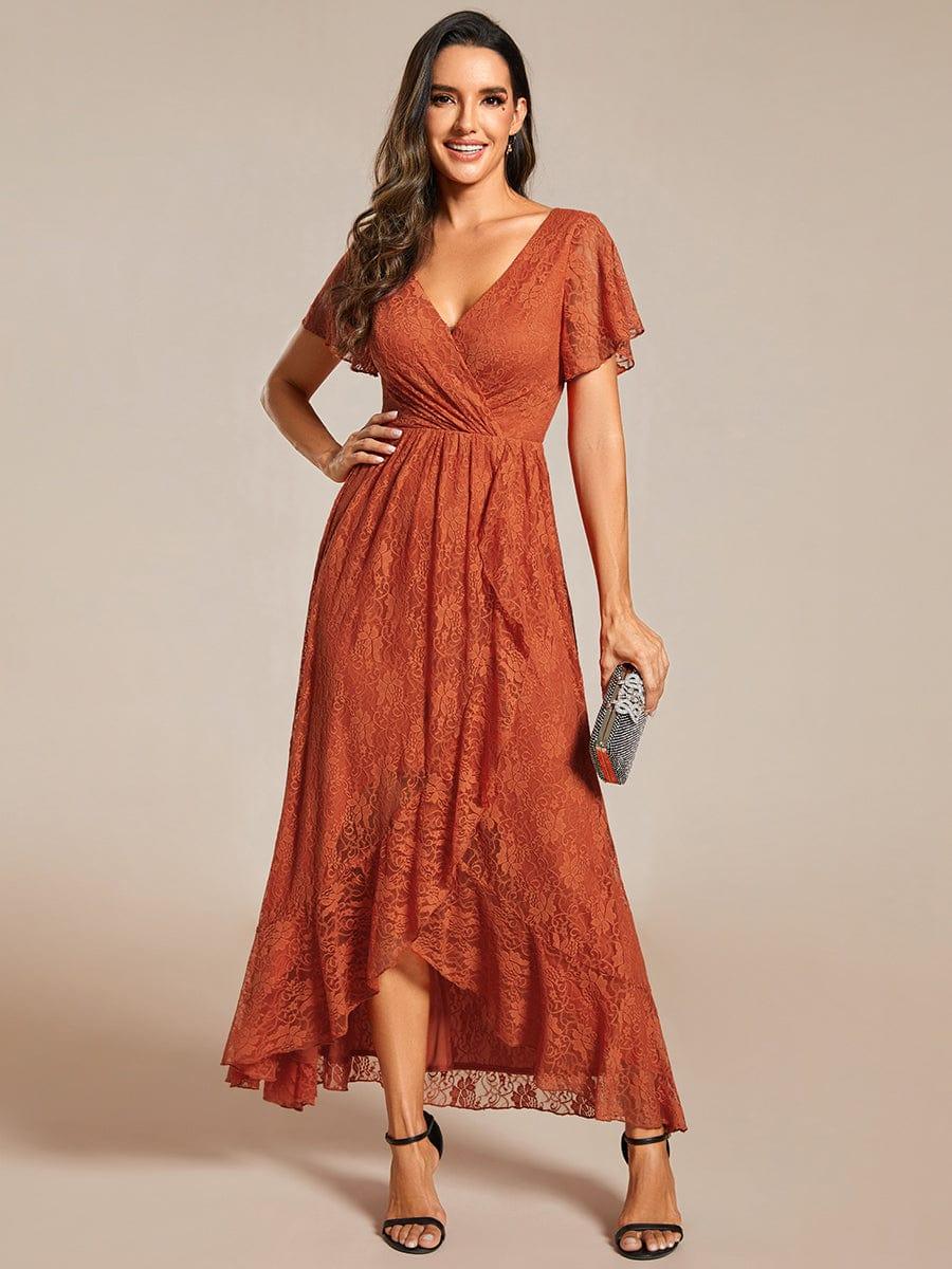 Burnt Orange Bridesmaid Gowns