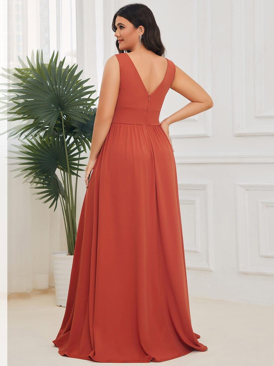 Burnt Orange Bridesmaid Gowns