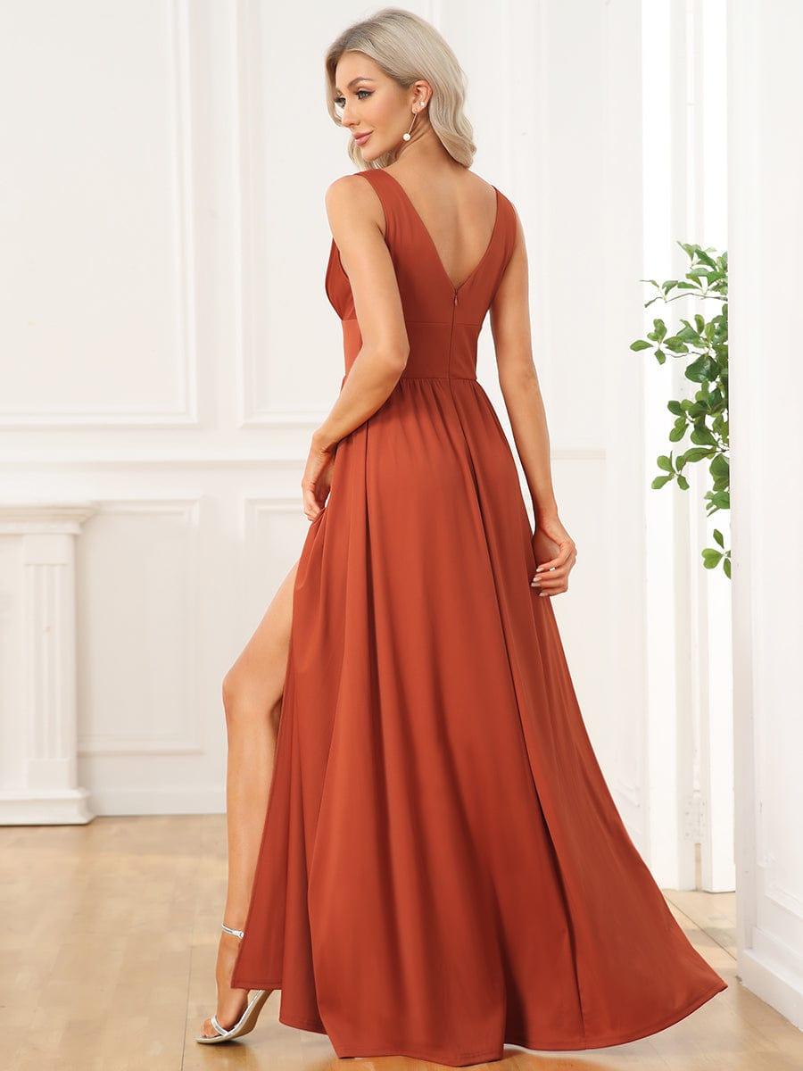 Burnt Orange Bridesmaid Gowns