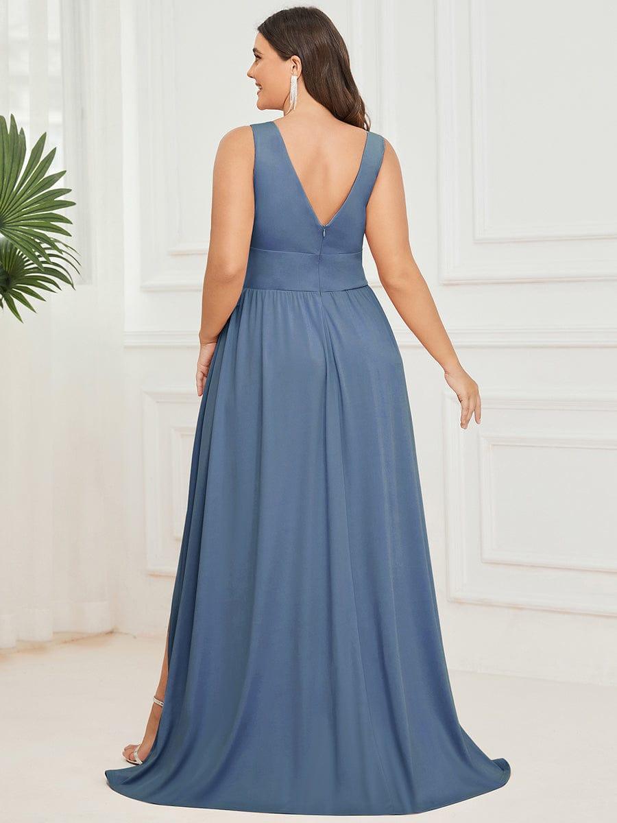 Dusty Blue Bridesmaid Gowns