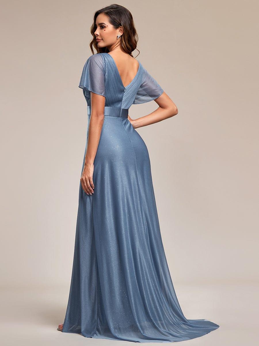 Dusty Blue Bridesmaid Gowns