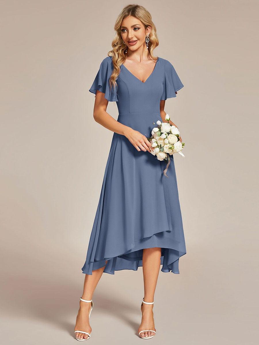 Dusty Blue Bridesmaid Gowns