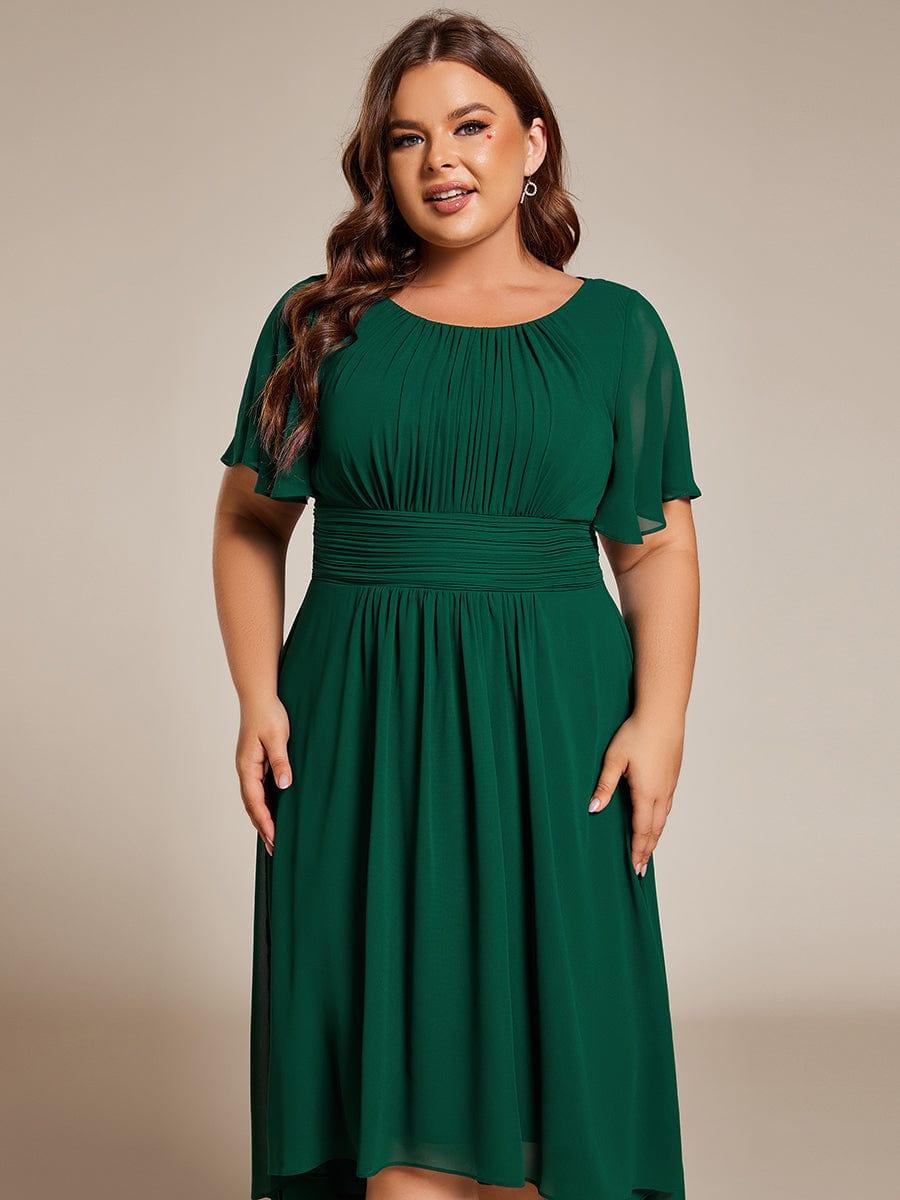 pretty EDEN|Plus Size Flowy Chiffon Bridesmaid Dress