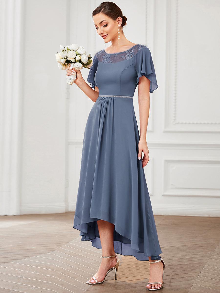 Dusty Blue Bridesmaid Gowns