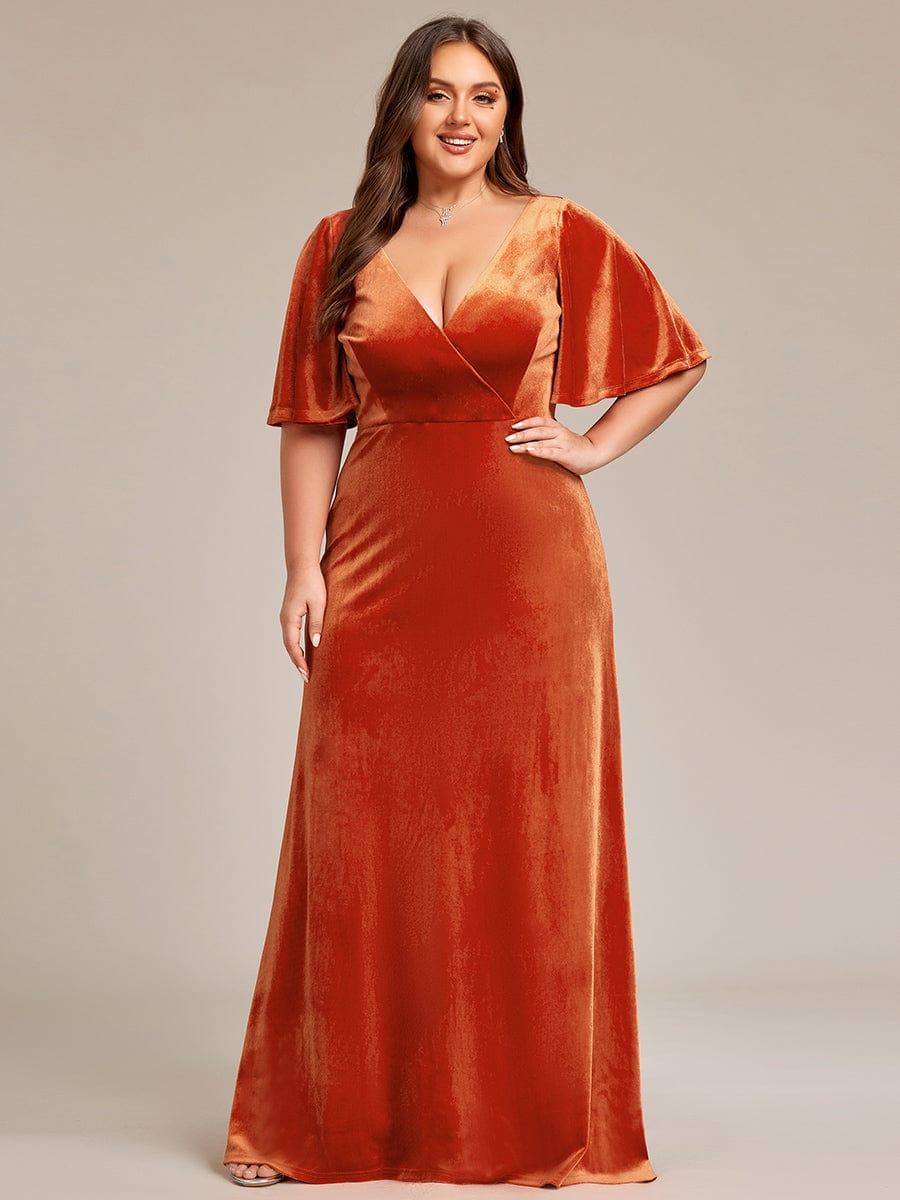 Burnt Orange Bridesmaid Gowns