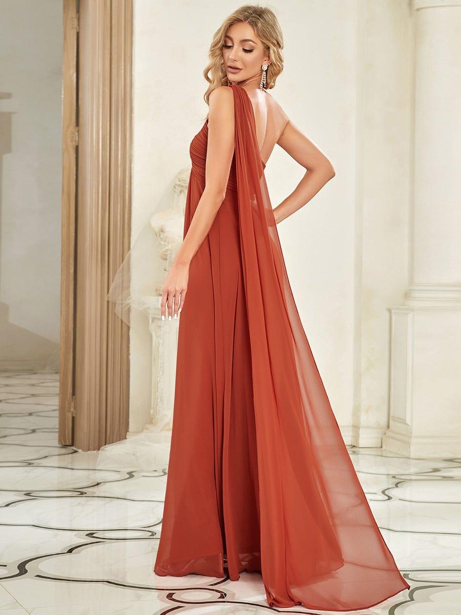 Burnt Orange Bridesmaid Gowns