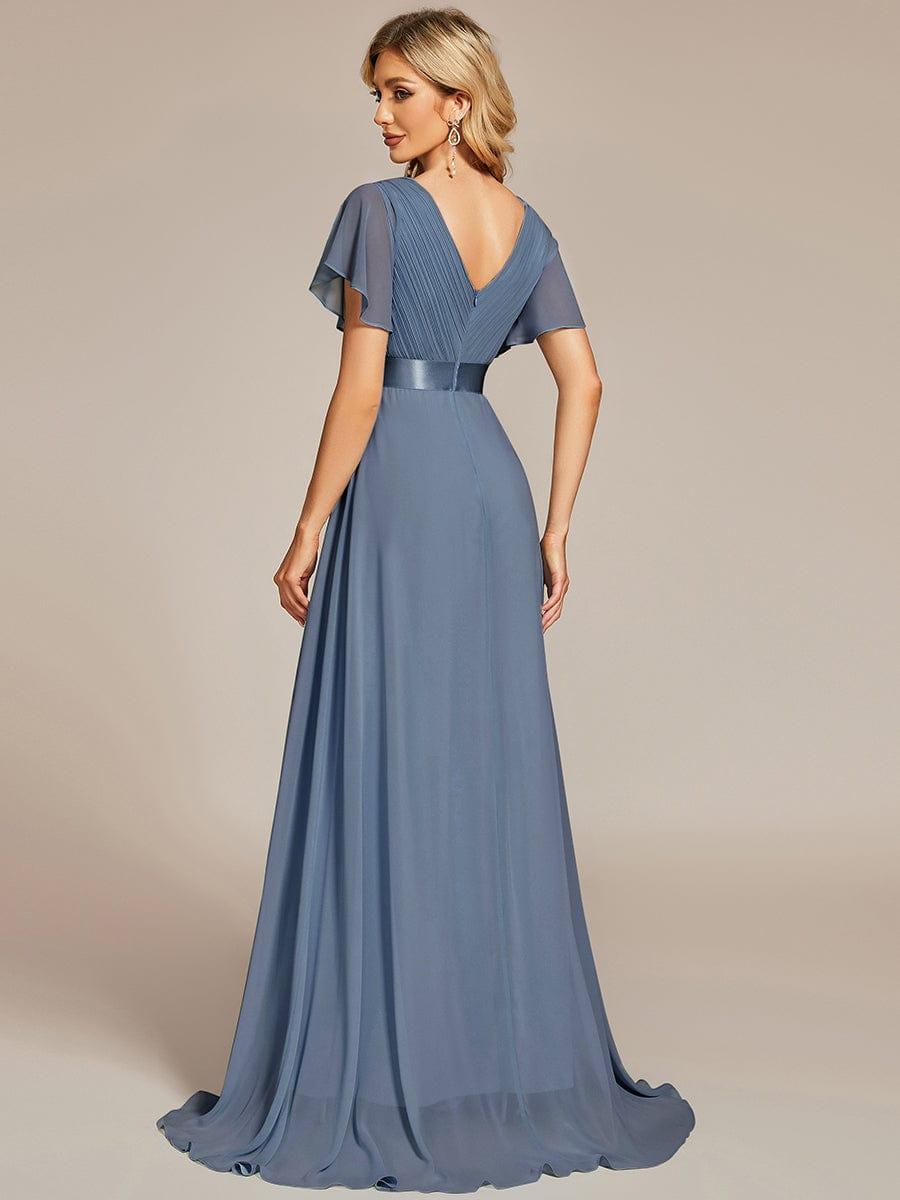 Dusty Blue Bridesmaid Gowns