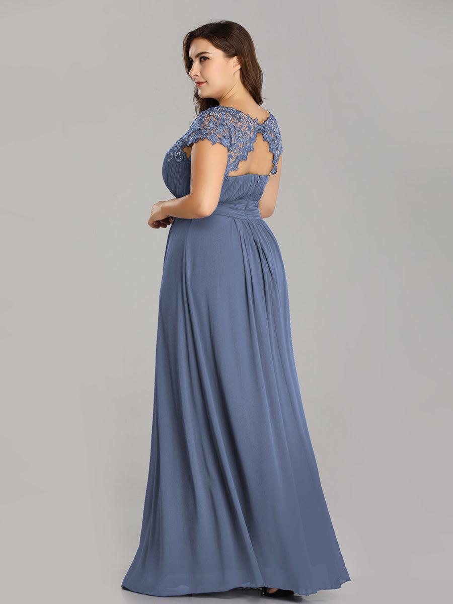 Dusty Blue Bridesmaid Gowns