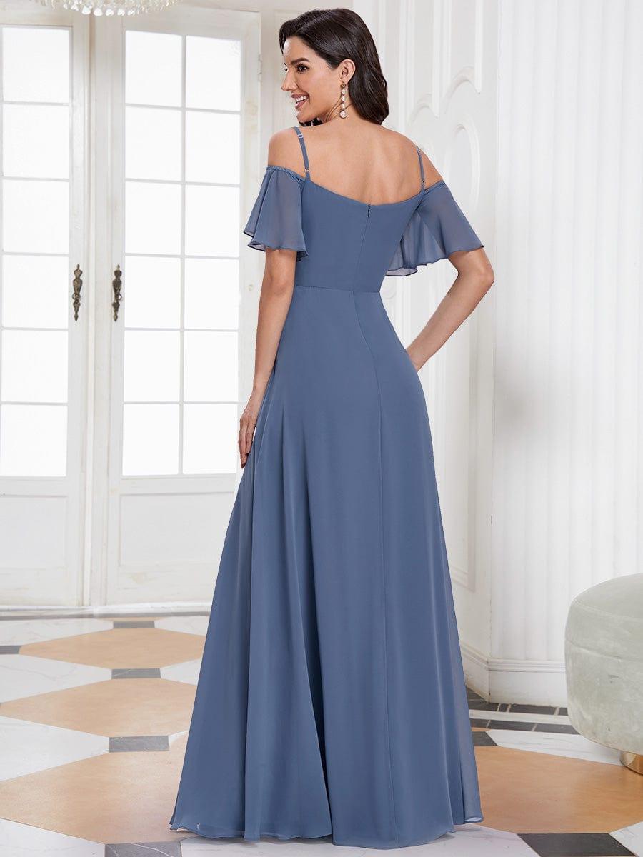 Dusty Blue Bridesmaid Gowns