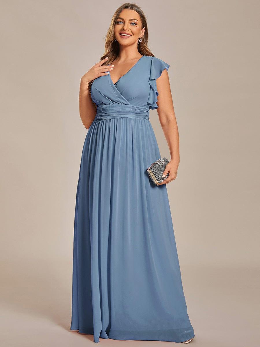 Dusty Blue Bridesmaid Gowns