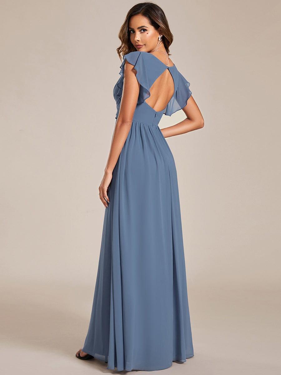 Dusty Blue Bridesmaid Gowns