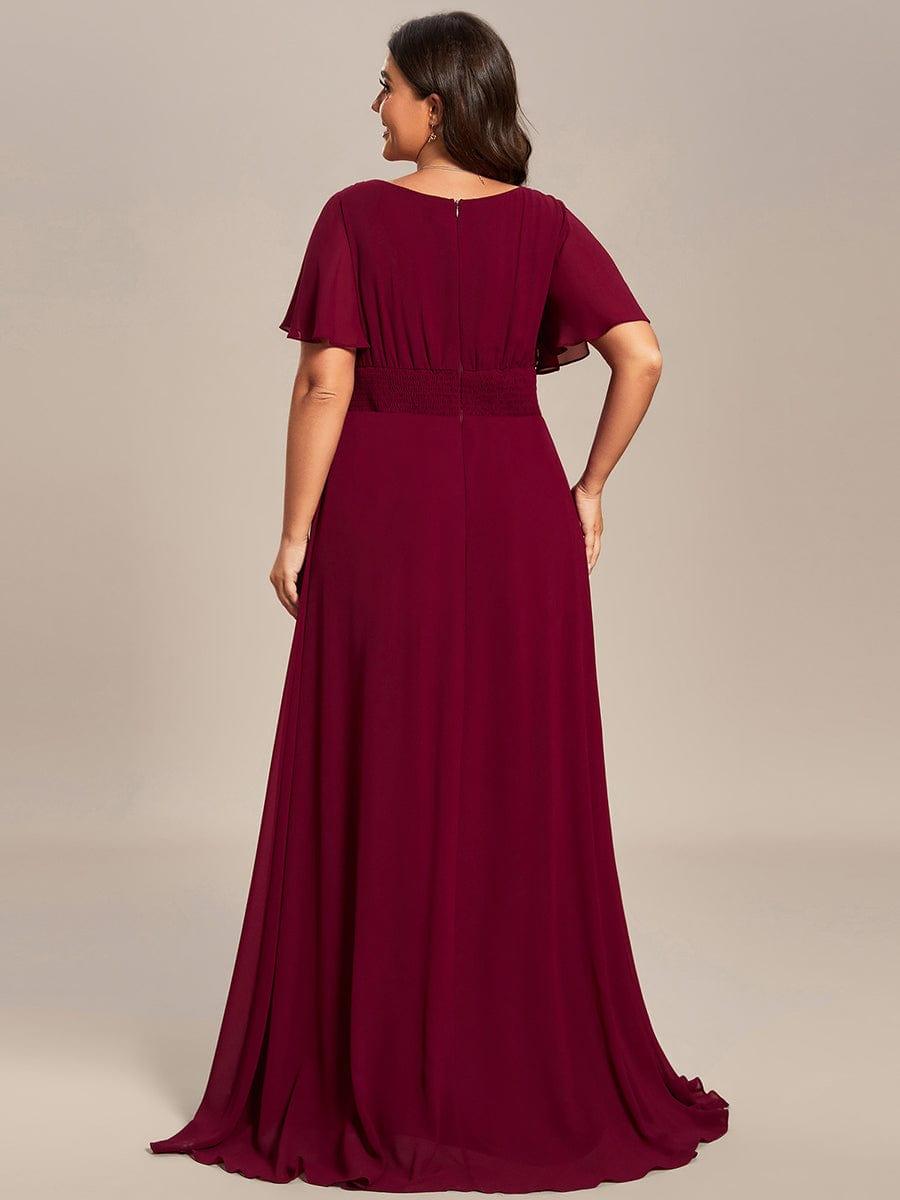 KIMORA|Simple Chiffon Pleated A-Line Bridesmaid Dress