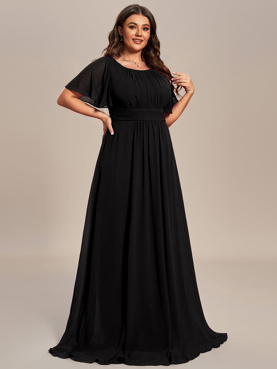 KIMORA|Simple Chiffon Pleated A-Line Bridesmaid Dress