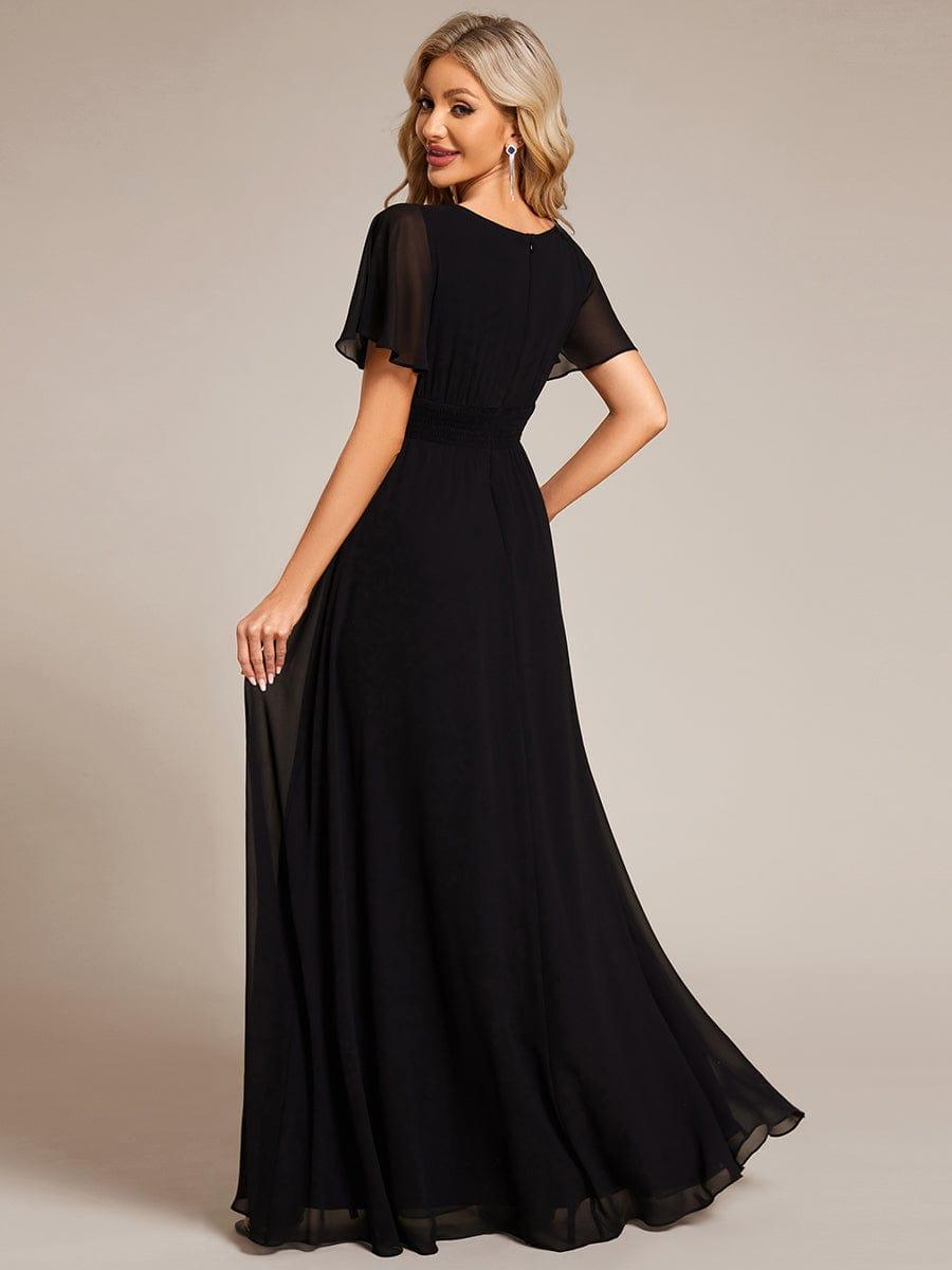 KIMORA|Simple Chiffon Pleated A-Line Bridesmaid Dress