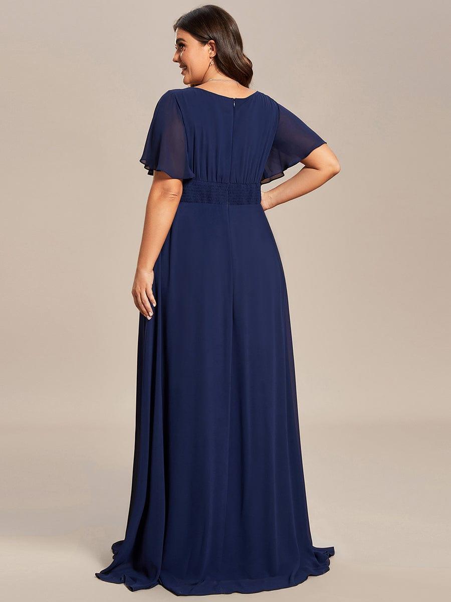 KIMORA|Simple Chiffon Pleated A-Line Bridesmaid Dress