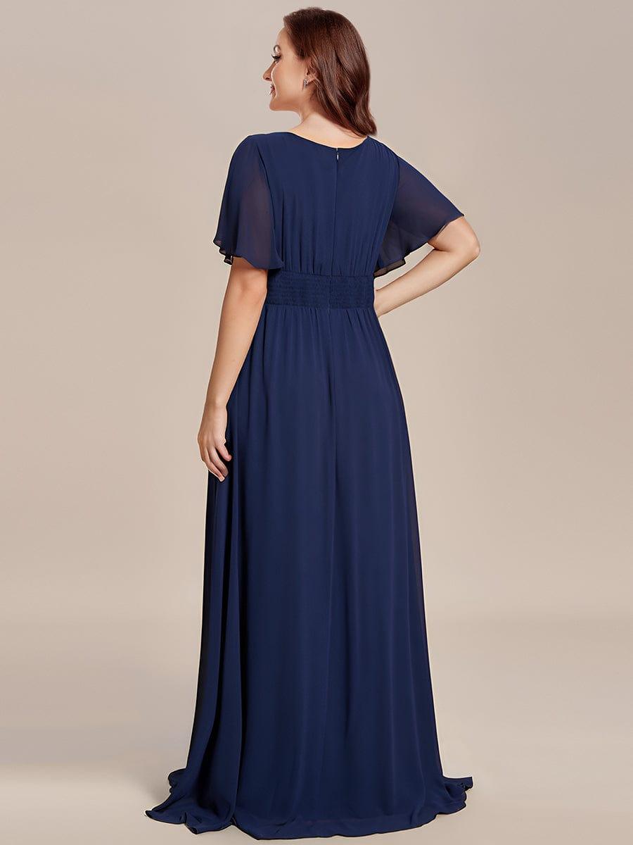 KIMORA|Simple Chiffon Pleated A-Line Bridesmaid Dress