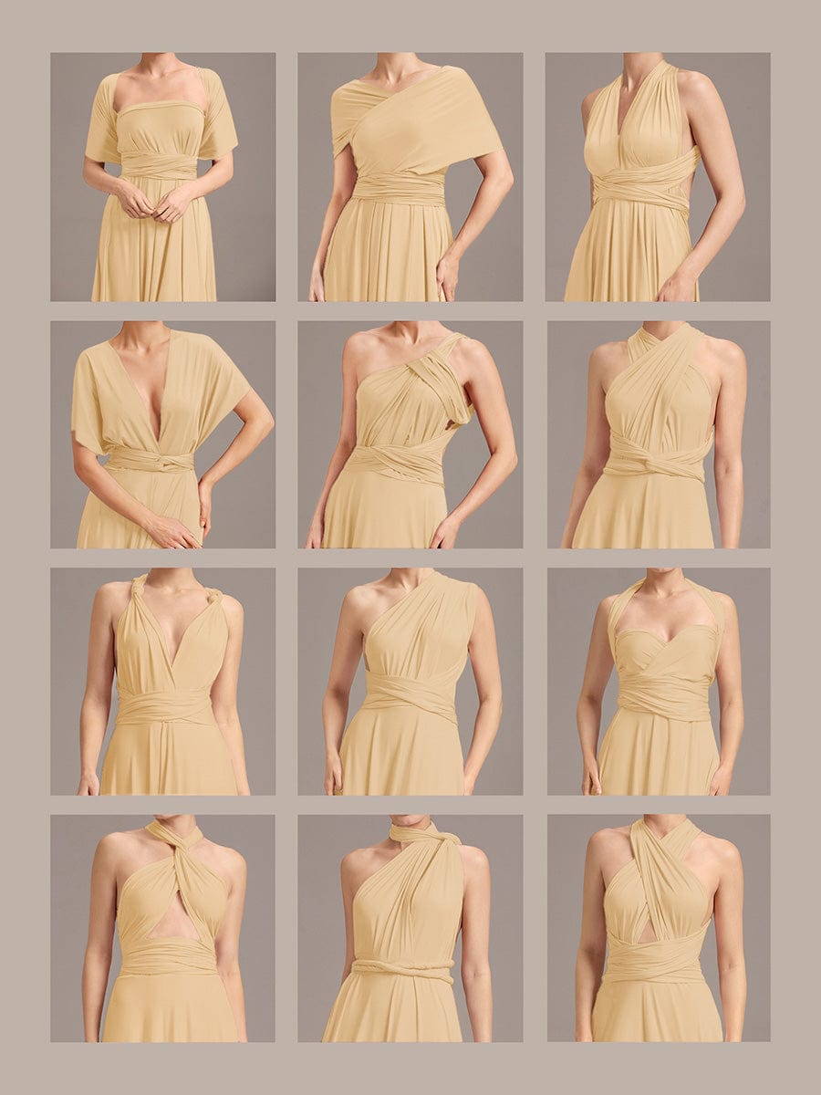 STYLES|High-Stretch Soft Versatile Convertible Bridesmaid Dress