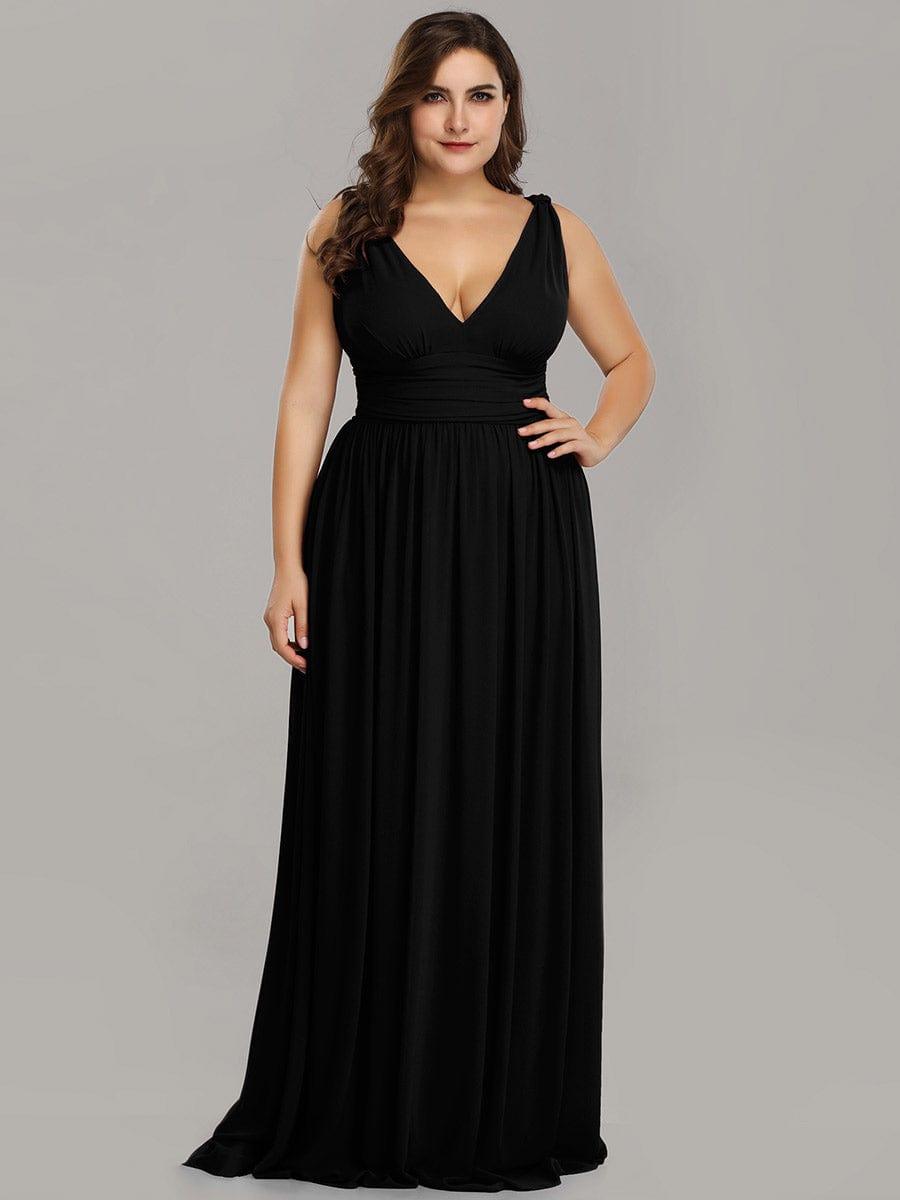 HUSH|Chiffon Empire Waist Sleeveless Pleated Bridesmaid Dress