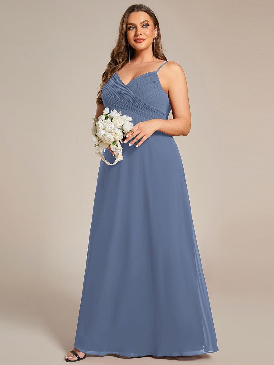 Dusty Blue Bridesmaid Gowns
