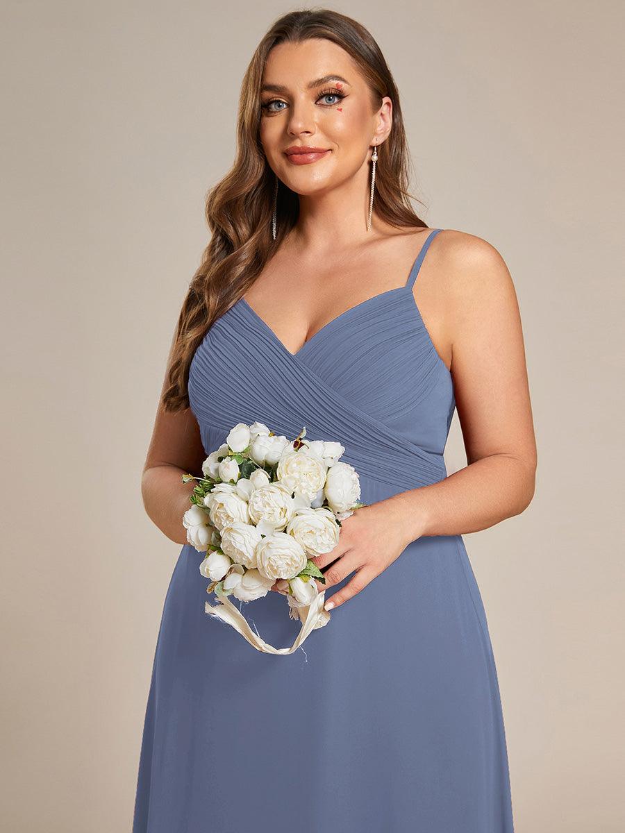 Dusty Blue Bridesmaid Gowns