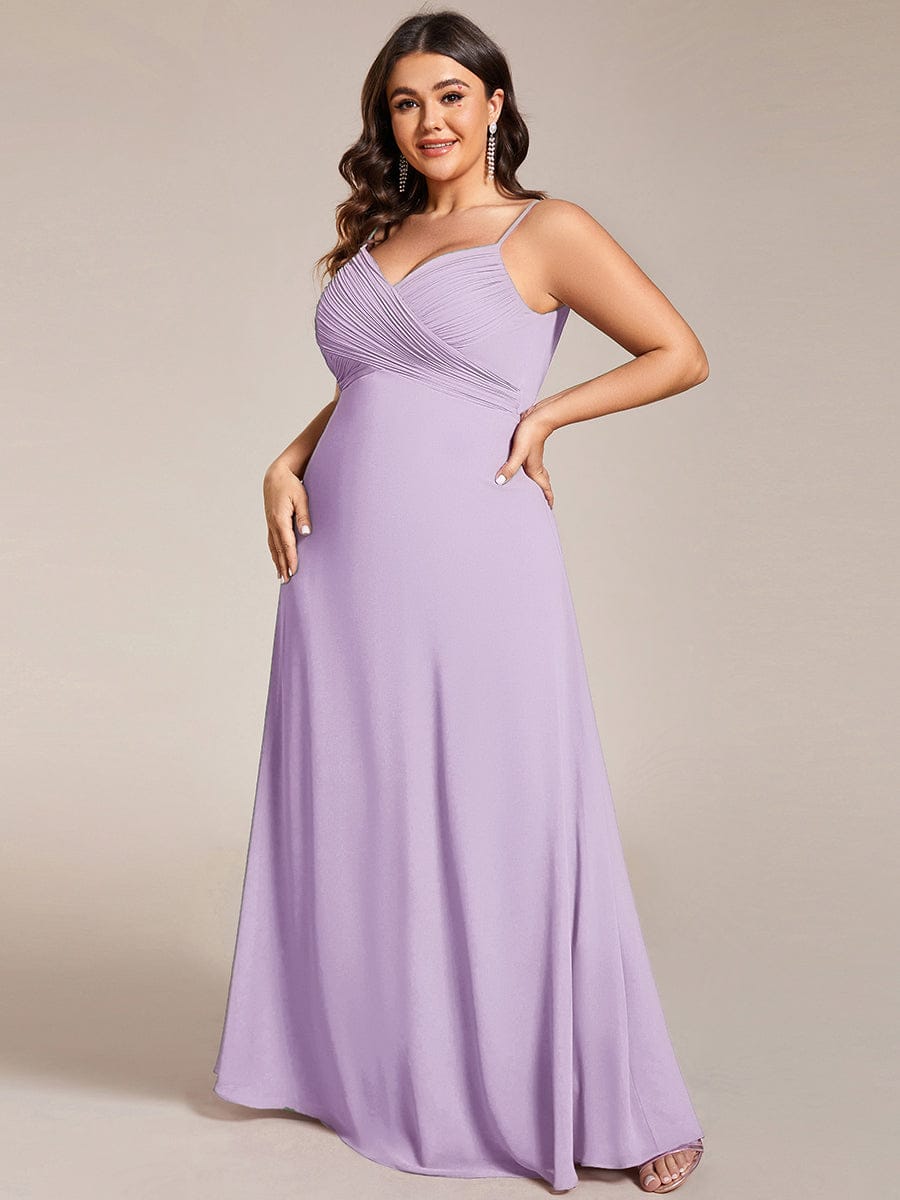 NOVA|Sweetheart Draped Back Maxi Bridesmaid Dress