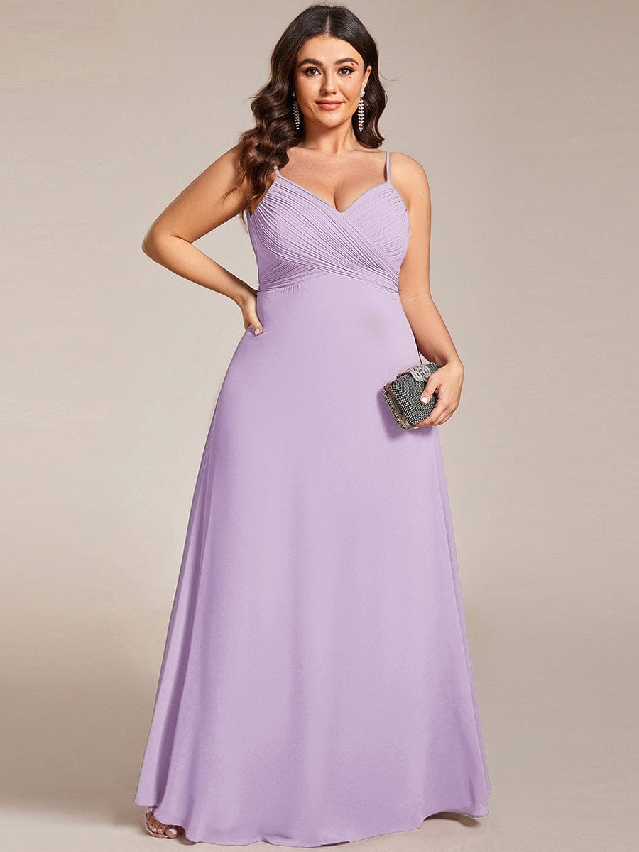 NOVA|Sweetheart Draped Back Maxi Bridesmaid Dress