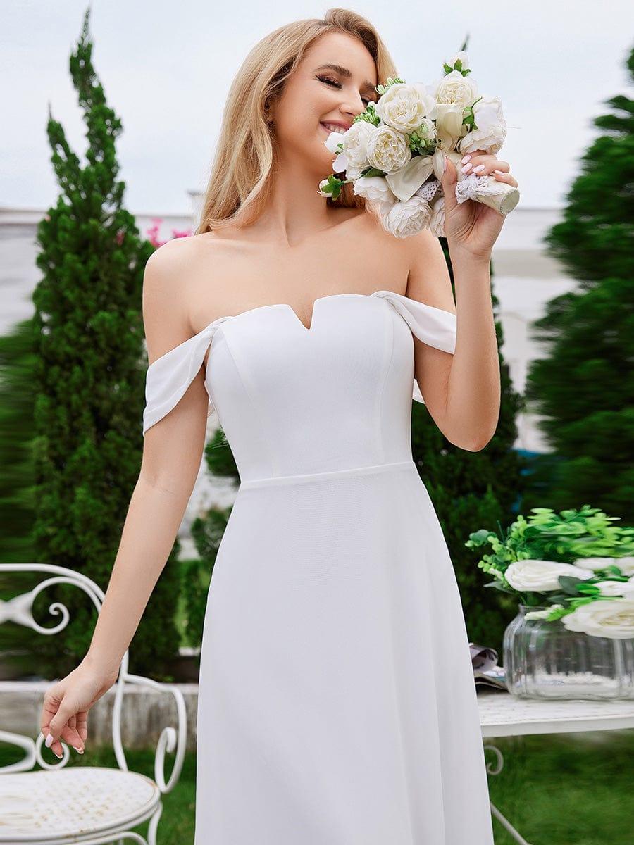 BILLIE|Chic High Waist Square Neck Bridesmaid Dress
