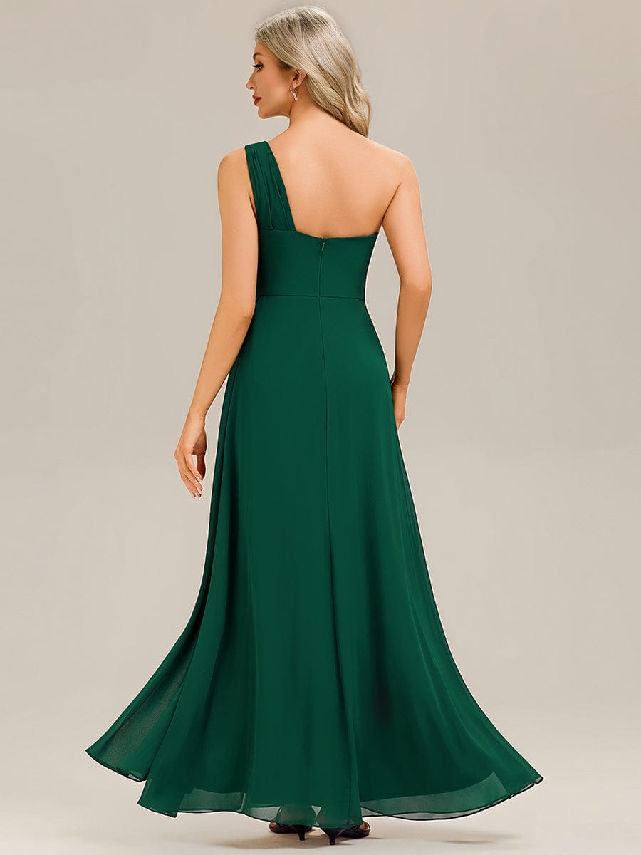 NOEMIE|Flowing Ribbons Chiffon Sleeveless Bridesmaid Dress