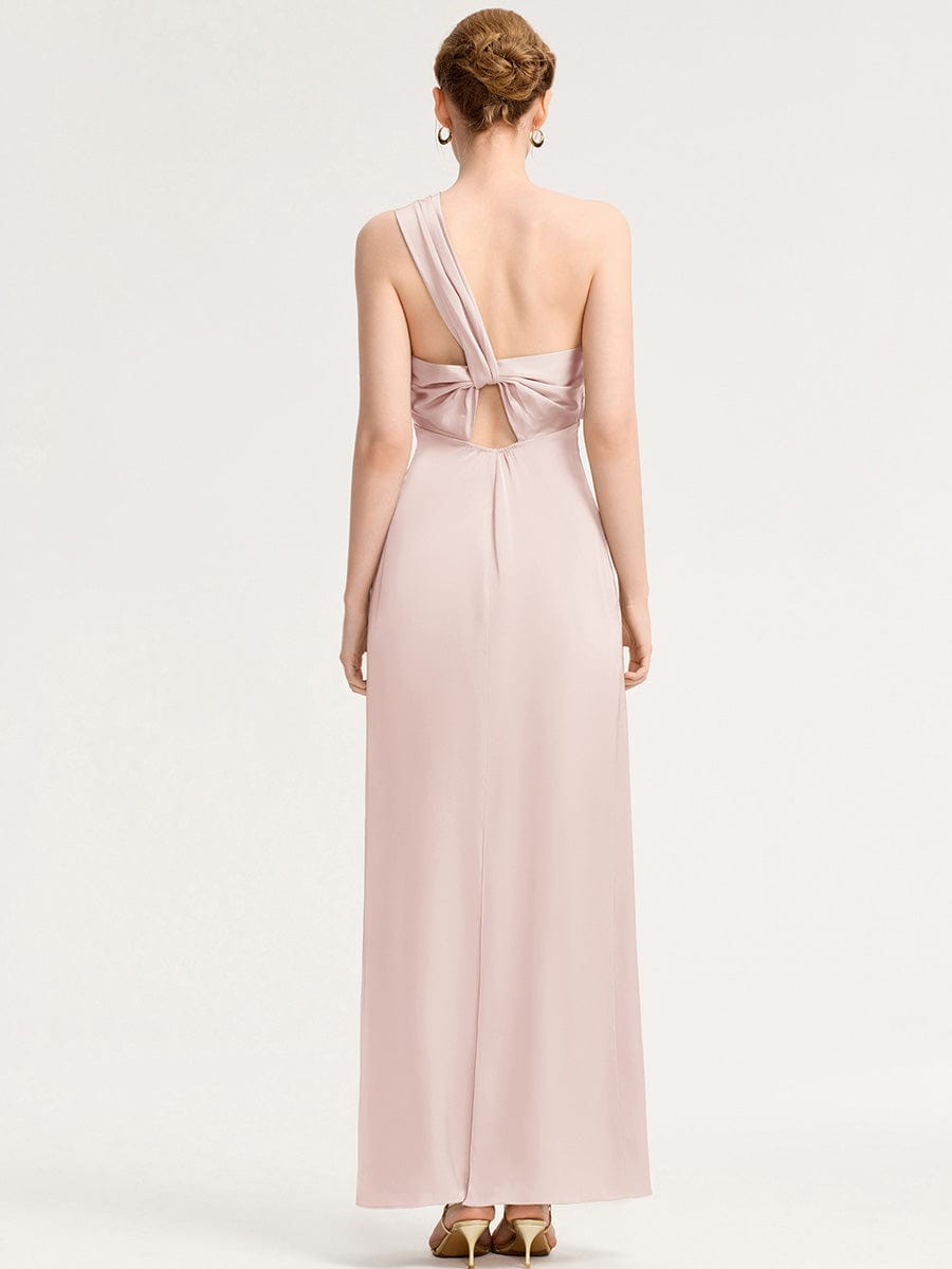 RAVINA|Twist Knot Satin Mermaid Bridesmaid dress