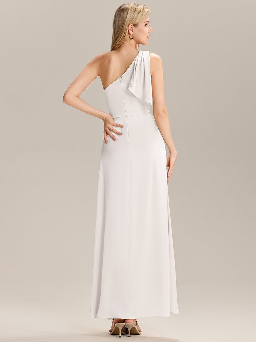 EVELISE|Flowing Ribbons Satin  Bridesmaid Dress