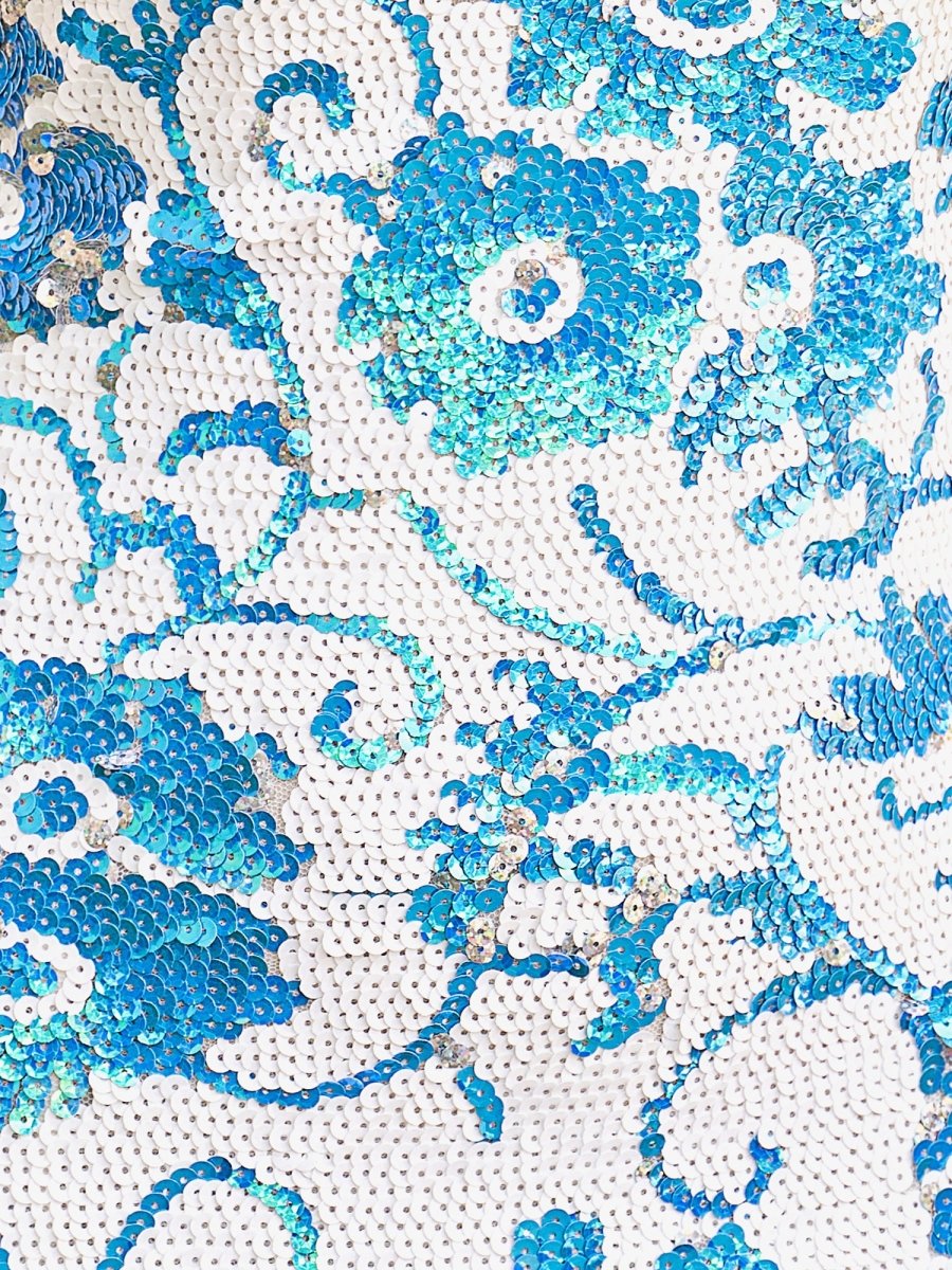 Christine | Pink V Neck Sequins Sheath Short Mini Cocktail Dress