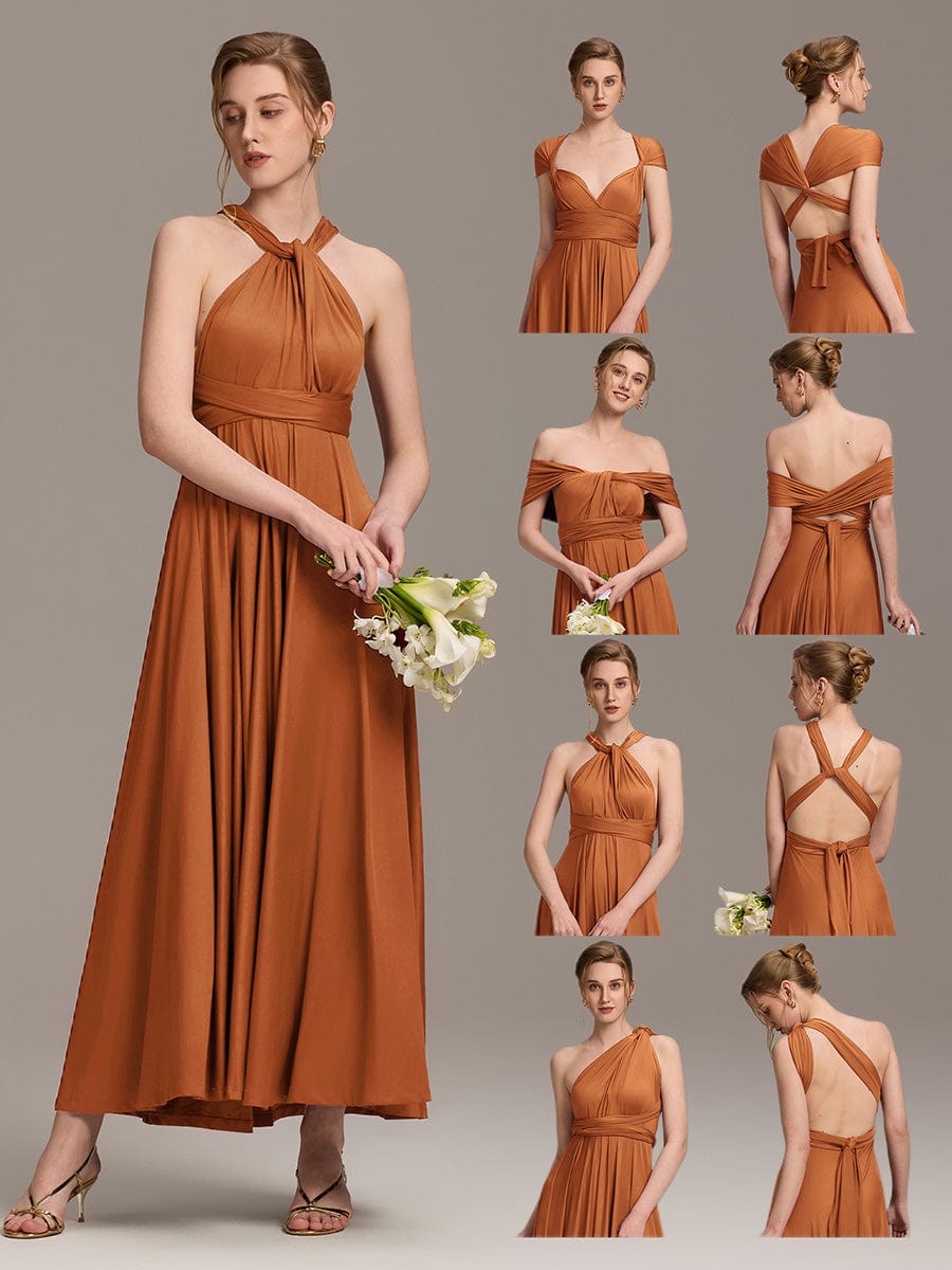 STYLES|High-Stretch Soft Versatile Convertible Bridesmaid Dress