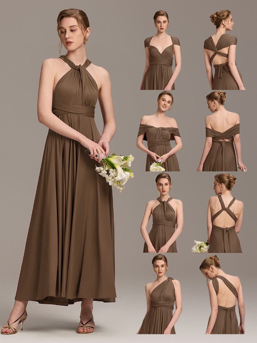 STYLES|High-Stretch Soft Versatile Convertible Bridesmaid Dress