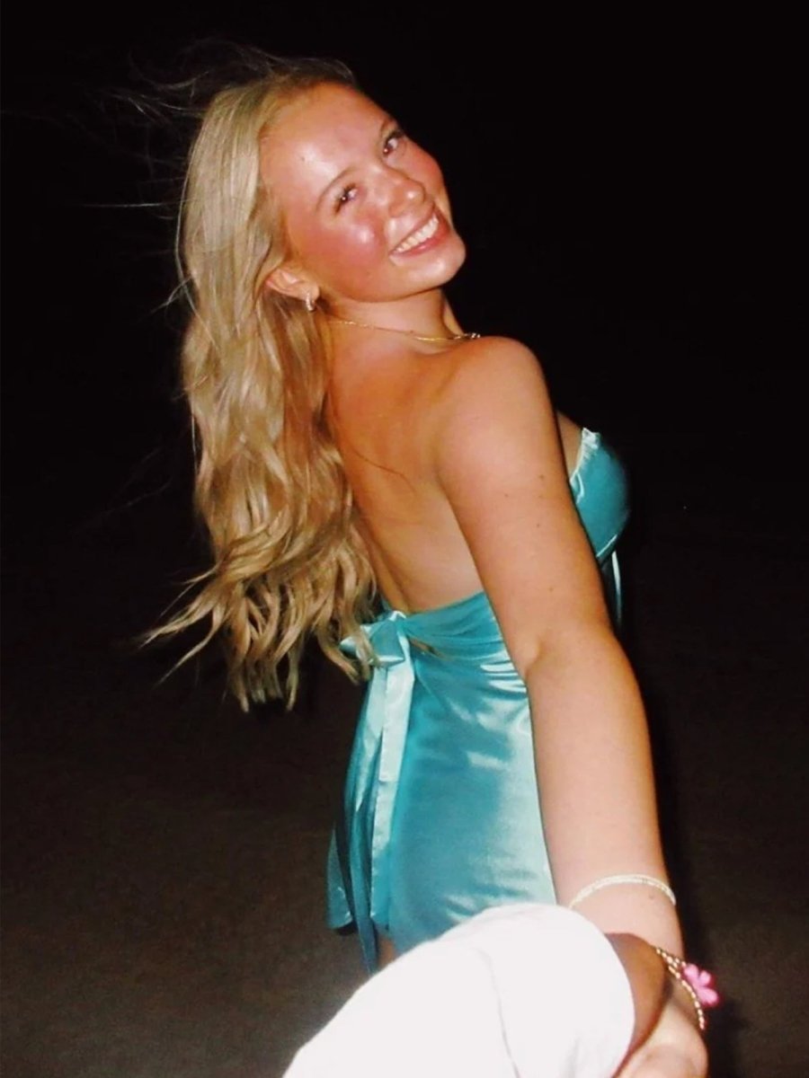 Talyra | Aqua - Strapless A Line Short Homecoming & Cocktail Dresses With Keyhole