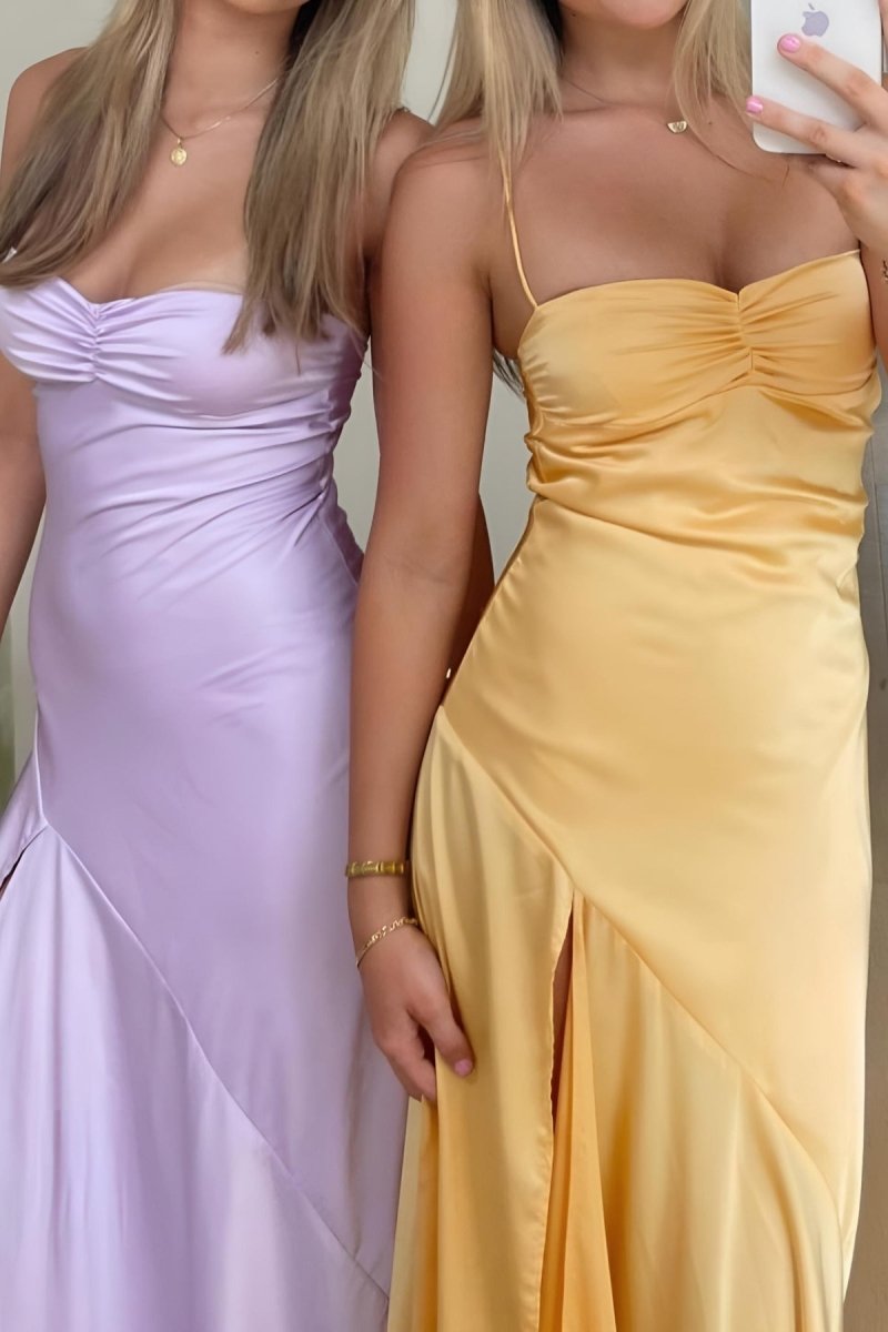 Kitri | Sweetheart Long Sheath Prom Dress With Split